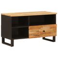 vidaXL TV skrinka Hnedá 80 x 33 x 46 cm Masívne mango drevo