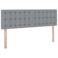vidaXL Postel s úložným prostorem a matrací Svetlosivá 140 x 200 cm