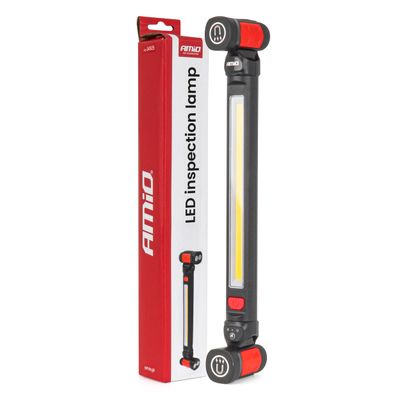 Inšpekčná baterka s vstavanou batériou 10 W COB, 4400 mAh AMiO-04505