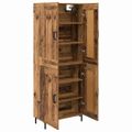 vidaXL Highboard 2 ks Staré drevo 69,5 x 34 x 180 cm Kompozitné drevo