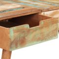 vidaXL Toaletný stolík so zrkadlom 112x45x76 cm, recyklovaný masív