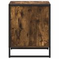 vidaXL Nočný stolík 2 ks Dymová dub 50 x 39,5 x 50 cm Kompozitné drevo