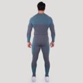 Bezšvové legíny OG1 Grey/Blue - GymBeam, veľkosť L
