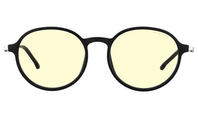 GUNNAR kancelářske/herní brýle LOOP ONYX/MERCURY  * jantarová  skla  * BLF 65 * GUNNAR focus Brýle, kancelárské, herní, cerné obroucky, jantarová skla