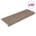 vidaXL Samolepiace nášľapy na schody vzhľad sisalu 30 ks 65x21x4 cm