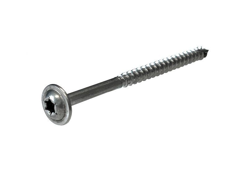 Vrták M8x120 do drevostavieb talierová hlava, Torx 40, nehrdzavejúce A2