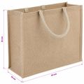 vidaXL Jutové tašky 5 Prírodná 42 x 33 x 19 cm 100% Tossa juta