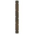 vidaXL Nohy k jedálenskému stolu, prírodná oceľ, 2 ks, 80 x (72-73) cm, oceľ