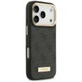 Puzdro Guess 4G Logo Plate MagSafe pre iPhone 17 Pro čierne