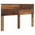 vidaXL Rám postele Staré drevo 140 x 190 cm Masívne borovicové drevo