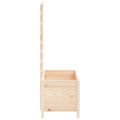 vidaXL Záhradný kvetináč s regálom 79x39,5x114 cm masívna borovica