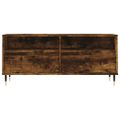 vidaXL TV skrinka dymový dub 100x34,5x44,5 cm kompozitné drevo