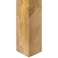 vidaXL Konzolový stolík 110x35x76 cm surový mangovníkový masív