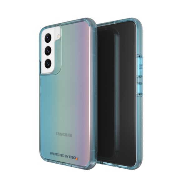 ZAGG GEAR4 Milan kryt Samsung S22 transparentná tyrkysová