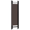 vidaXL Paraván s 5 panelmi, hnedý 200x180 cm