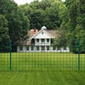 vidaXL Euro plot, oceľ 20x1,5 m, zelený