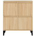 vidaXL Komody 2 ks dub sonoma 60x35x70 cm kompozitné drevo
