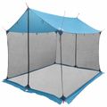 vidaXL Stanový plachty s sieťovými stenami 270 x 210 x 210 cm Modrá