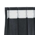 vidaXL Zatemňovacie závesy 2 ks Svetlosivá 140 x 175 cm Zamat