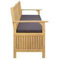 vidaXL Úložná lavička 2 -Seater 170 x 63 x 84 cm Obdĺžnikový