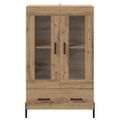 vidaXL Highboard CORONA Remeselný dub 69,5 x 31 x 115 cm