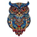 Drevené puzzle Kruzzel 24551 Sova