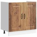 vidaXL Kuchynská skriňa Kalmar Staré drevo 80 x 46 x 81,5 cm