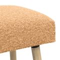 vidaXL lavička Jednofarebný Béžová 80 x 40 x 46 cm Bouclé