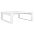 vidaXL Konferenčný stolík biely 100x100x35 cm vysoký lesk drevotrieska