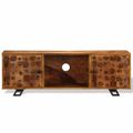 vidaXL TV stolík z masívneho akáciaového dreva, 120x30x40 cm