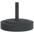 vidaXL Podstavec pod slnečník pre Ø38/48 mm tyče 25 kg kruh