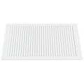 vidaXL Lamelové dvierka na skrinku, biele 99,3x59,4 cm, borovica