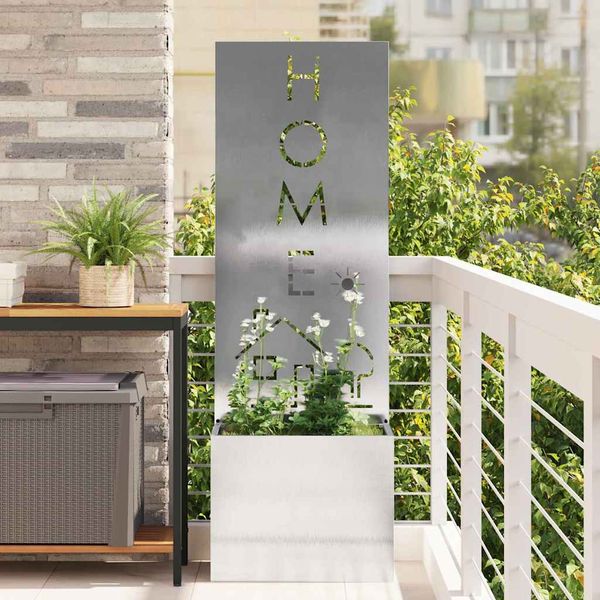 vidaXL Záhradná clona na súkromie Rezací Strieborný 50 x 150 cm