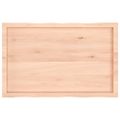 vidaXL Stolová doska 100x60x(2-6) cm neošetrený masív živé hrany