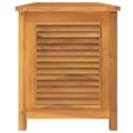 vidaXL Záhradný úložný box s vreckom 114x50x58 cm masívny teak