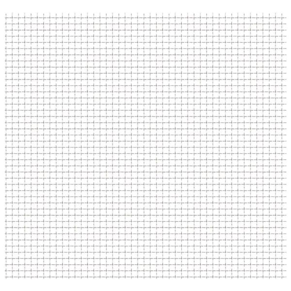 vidaXL Drôtený záhradný plot, nehrdzavejúca oceľ 50x50 cm 31x31x3 mm