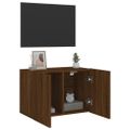 vidaXL TV skrinka nástenná hnedý dub 60x30x41 cm