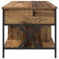 vidaXL Konferenčný stolík Staré drevo 100 x 55 x 48.5 cm
