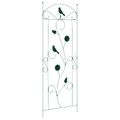 vidaXL Záhradný plot 3 ks Zelená 110 x 40 cm Oceľ