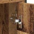 vidaXL Highboard Staré drevo 40 x 33 x 161 cm Kompozitné drevo