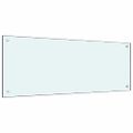 vidaXL Kuchynský obklad 2 ks Biela 100 x 40 cm tvrdené sklo