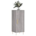 vidaXL Komoda sivý dub sonoma 34,5x34x90 cm spracované drevo