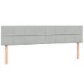 vidaXL Box Spring Posteľ s matracom Svetlosivá 180x220 cm Zamat