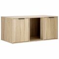 vidaXL Nábytok pre mačky Dub sonoma 100 x 49 x 45 cm Kompozitné drevo