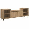 vidaXL TV skrinka 160 x 35 x 55 cm Remeselný dub Kompozitné drevo