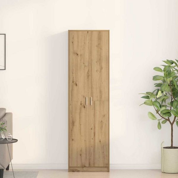 vidaXL Šatná skriňa Remeselný dub 55 x 25 x 189 cm Kompozitné drevo