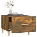 vidaXL Konferenčné stolíky 2 ks dymový dub 50x50x40cm kompozitné drevo