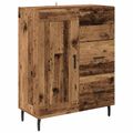 vidaXL Highboard 2 ks Staré drevo 69,5 x 34 x 180 cm Kompozitné drevo