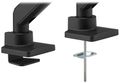 Neomounts DS70PLUS-450BL1/Držák zakřiveného displeje/na stůl/17-49"/svorka+průch./VESA 100X100/nosn.18kg/plyn.píst/1 di Držák, VESA, stolní, pro zakrivený monitor, úhloprícka 17"–49", náklon, otácení, rotace, nosnost 18kg, cerný