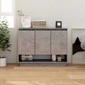 vidaXL Komoda betónovosivá 97x31x75 cm drevotrieska